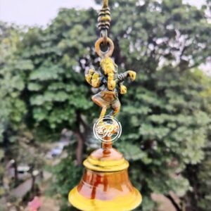 Brass Dancing Ganesha Hanging Bell