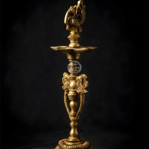 Brass Peacock Diya Lamp In Fine Brass