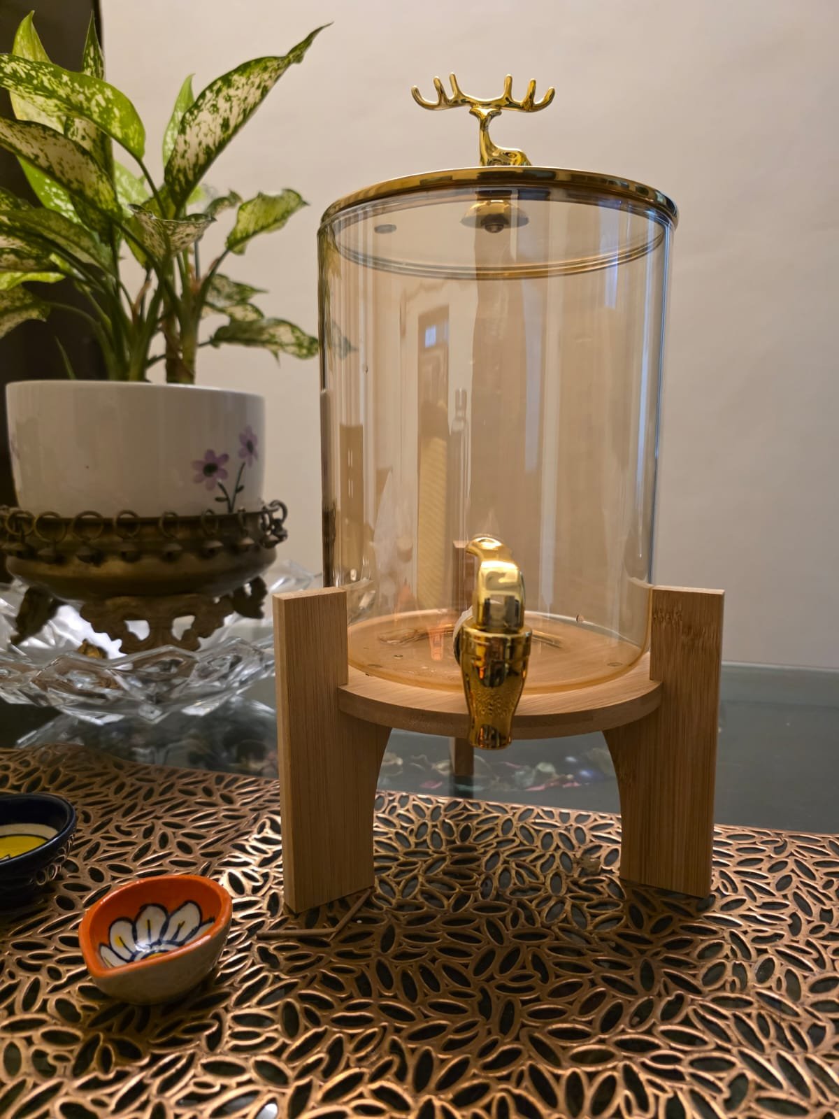 3.6 L Borosilicate Glass Beverage Dispenser - Image 2